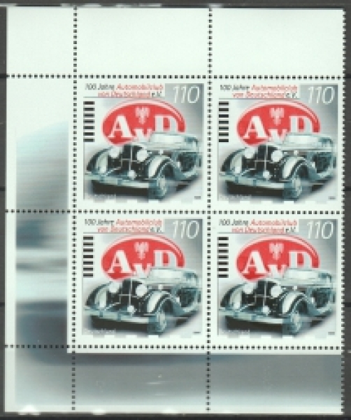 BRD 2043 Viererblock ** - 1999
